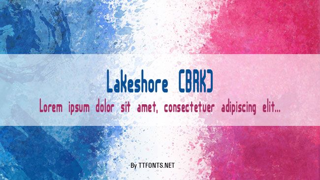 Lakeshore (BRK) example